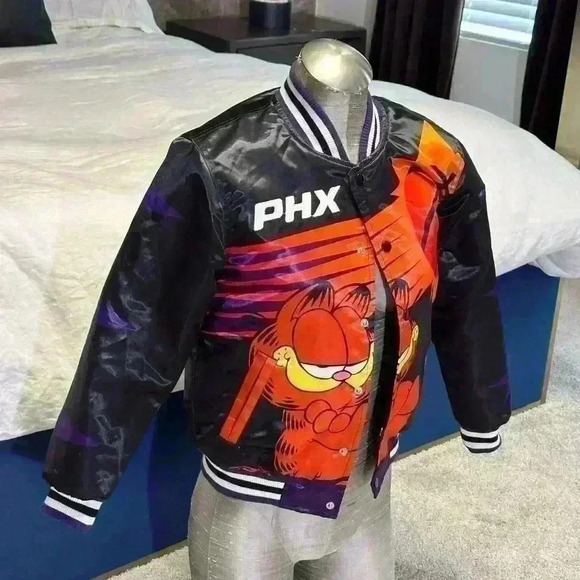 Other - Garfield kids/youth unisex bomber jacket size medium